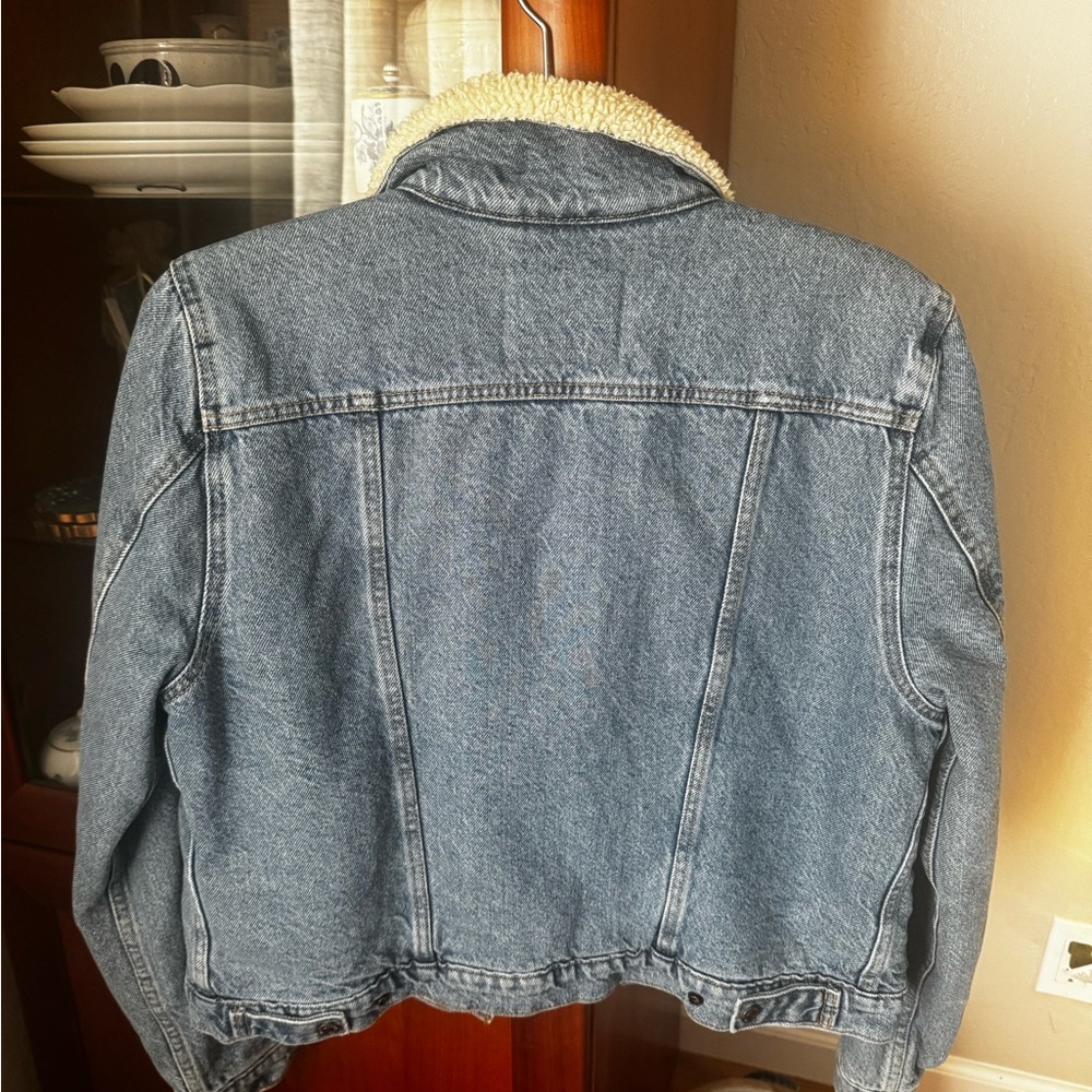90's Sherpa Trucker denim jacket